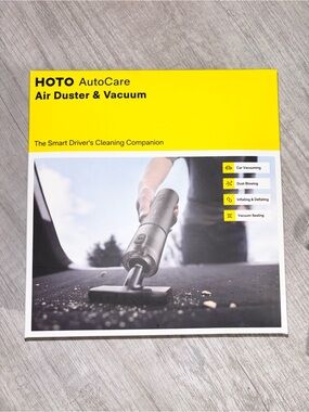 NEW HOTO Handheld Car Vacuum Cleaner Air Compressed Duster Electric Portable